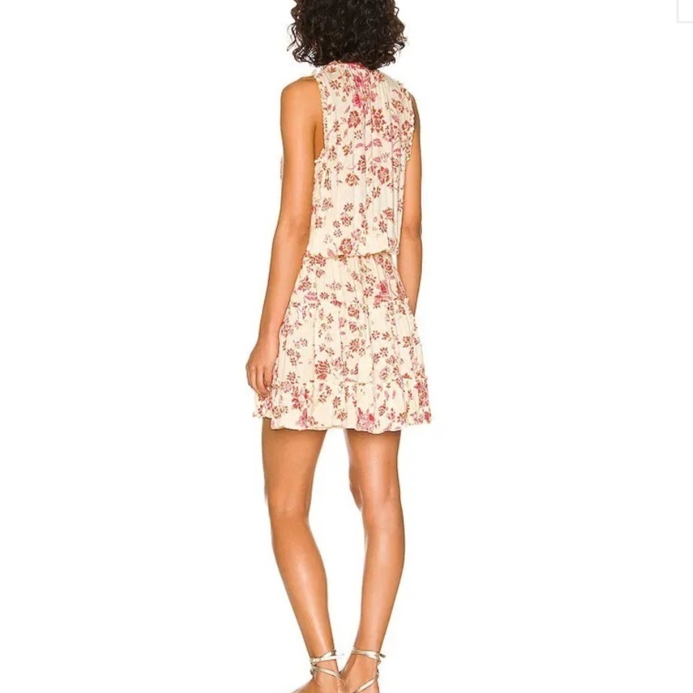 Designer Poupette St Barth Clara Mini Dress Yellow | Resort Boho Chic S - Picture 6 of 13